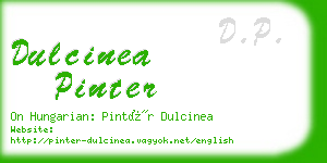 dulcinea pinter business card